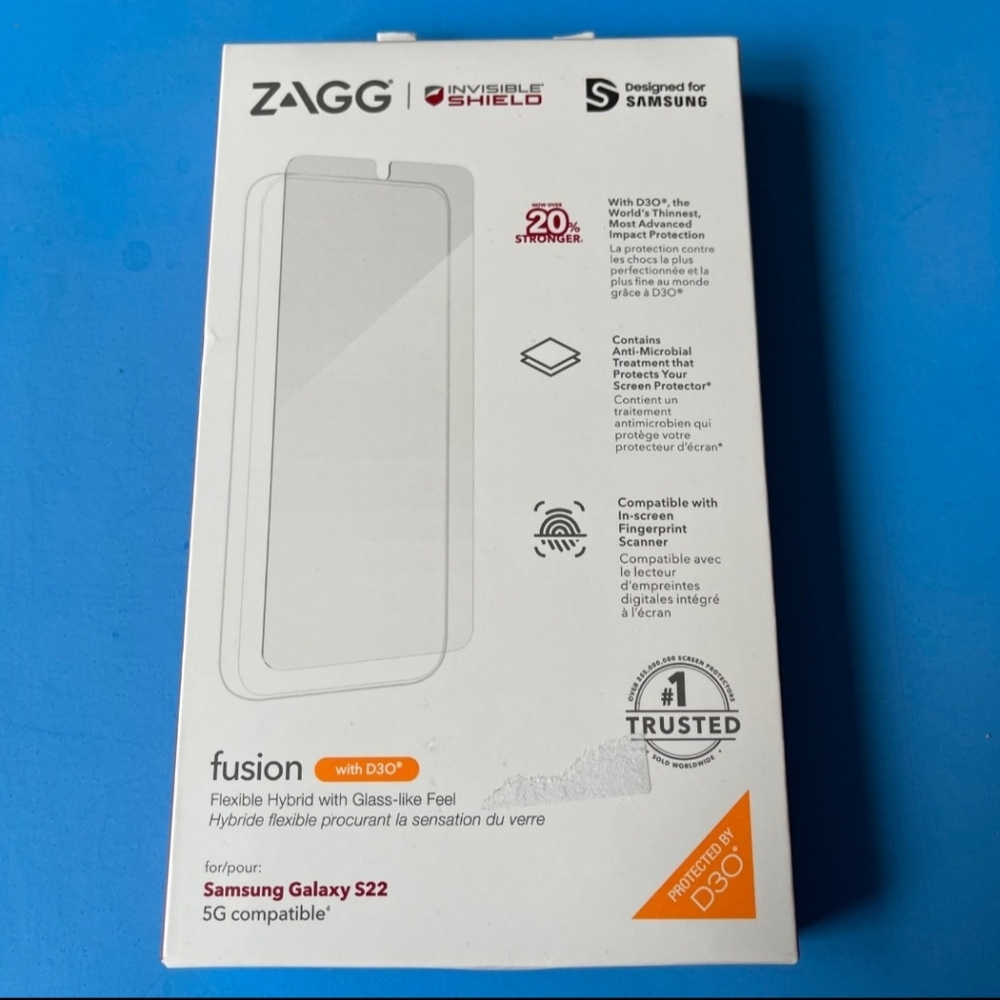 Galaxy S22 - ZAGG Fusion Screen Protector (HYBRID)